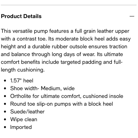 Block Heel Cap Toe Flats NWOB - Picture 7 of 7